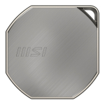 MSI DATAMAG 40GBPS 1TB v&auml;line SSD-ketas USB t&uuml;&uuml;p-C USB 3.2 Gen 2x2 H&otilde;be