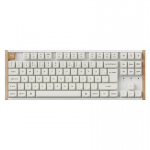 Keychron K8 HE SE 80% m&auml;ngun&auml;pp&auml; klaviatuur, valge/puit