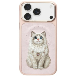 Dėklas Dėklas NIMMY case LUCKY FASHION CAT MagSafe &uuml;hilduv IPHONE 18 Pro/17 Pro jaoks roosa