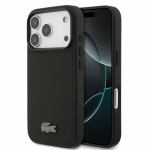 Lacoste PVC Ikooniline Petit Pique metalllogo MagSafe kate iPhone 18 Pro Must