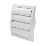 EUROPLAST PLASTIKV&Otilde;RE 190X190/D125, VALGE