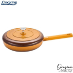 ALUMIINIUMI ALUMIINIUMI FRITEERIMISPANN KATTEGA 26X5CM, NICOLAI TAND, ORIGINI, COOKING BY HEINNER