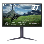 LCD LCD monitor||27"|IPS paneel|2560x1440|16:9|180Hz|1 ms|Pivot|k&otilde;rgusreguleeritav|kallutus|v&auml;rv must|27GS85Q-B