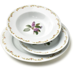 Affek Affek Design LEA LILAC 18-osaline s&ouml;&ouml;gikomplekt 21,8 cm / 19,2 cm / 27 cm supitaldrik 220 ml