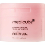 Medicube PDRN Pink Collagen Toning Gel Toner Pad n&auml;opuhastuspadsid PDRN-iga, 120 ml/70 tk