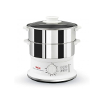 Tefal VC1451 Dampfgarer edelstahl / wei&szlig;