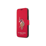 Case Case US Polo Assn US Polo USFLBKP12LPUGFLRE iPhone 12 Pro Max 6.7 inch Red / Red Book Polo Embroidery Collection