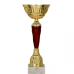 Detail Detail Gold and burgundy metal cup