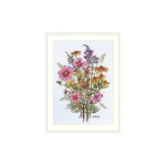Merejka September flowers and Wren SK197