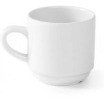 OPTIMA OPTIMA hotel coffee and tea cup, white porcelain, 230 ml, set of 12 pcs. - Hendi 770962