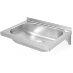 Wall-mounted Wall-mounted steel hand basin 400x295mm - Hendi 811818