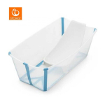 Stokke Flexi Bath - folding bathtub with insert | Glacier Blue