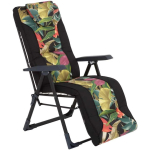 Armchair Armchair garden with podn&oacute;żkiem Mijas Plus Black Edition D002-07PB / G052-23IB PATIO