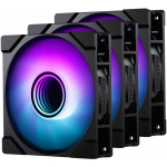 PHANTEKS M25 Gen2 PWM D-RGB Fan, 3er-Pack - 120mm, black