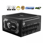 MSI MAG A1250GL PCIE5 toiteallika komponent 1250 W 24-pin ATX ATX Must