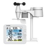 GARNI 925T digitaalne ilmajaam Valge LCD DC/aku WiFi