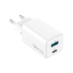 Telforceone Telforceone Forever TC-08-45AC GaN PD QC charger 1x USB-C 1x USB 45W white