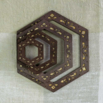 BOBKOVA BOBKOVA ANNA FOP, reg. Nr. 2917408480 Magnetitega lanko 14x16 cm (Wenge) PM-018-1416W