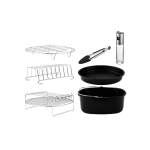 Cecotec 04995 frit&uuml;&uuml;ri lisa Lisade komplekt Must, Roostevaba teras