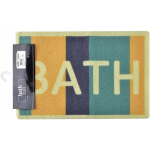 Bathlab ZAC vannamat 38x58cm plastikust punutud