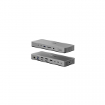 ALOGIC TB4DU4 s&uuml;learvuti dokk ja pordireplikaator Juhtmega &uuml;hendatud Thunderbolt Hall, Must