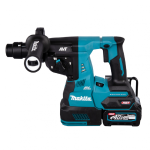 Makita HR004GM201 cordless combination hammer, incl. 2x 4.0 Ah batteries, charger, MAKPAC