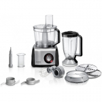 Bosch MC812M814 k&ouml;&ouml;gikombain 1250 W 3,9 l Must, Roostevaba teras, L&auml;bipaistev