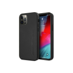 Mercedes AMG AMHCP12LDOLBK iPhone 12 Pro Max 6.7" black/black hardcase Leather Hot Stamped