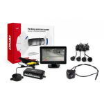 Amio Parking Sensor Kit TFT01 4.3" with HD-310 Camera 4 Sensors Black "Gold"