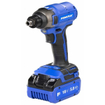 Impact Impact wrench RawlPlug R-PID18-M2 18 V 2x2.0 Ah battery.