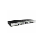 D-Link DGS-1210-28/ME/E v&otilde;rgul&uuml;liti Juhitav L2+ Gigabit Ethernet (10/100/1000) 1U Must, Hall