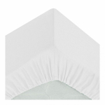 Fitted Fitted sheet Atmosphera White (90 x 190 cm)