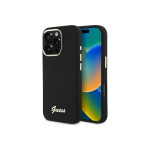 Guess GUHCP16LSMBSLK iPhone 16 Pro 6.3" black hardcase Silicone