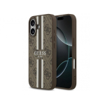 Dəklas Dəklas Guess 4G Printed Stripes MagSafe iPhone 17 jaoks pruun