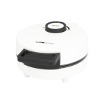 Clatronic WA 3832 1 vahvel(id) 1200 W Must, Valge