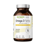 BIOWEN Omega 3 TG Perhe 720mg EPA, 480mg DHA &ndash; toidulisand inimestele &ndash; 225 kapslit