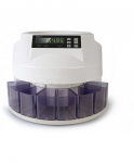 Safescan 1250 EUR M&uuml;ntide lugemismasin Valge