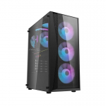 Darkflash DK352 Plus Computer Case with 4 fans (Black)
