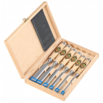 Kirschen Firmer Chisel Set 6pcs 1101 HK in wooden box 1101000