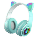 Goodbuy Paws Wireless Headphones for Kids | bluetooth 5.0 light blue