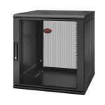 APC NetShelter WX 12U Single Hinged Wall-mount Enclosure 600mm Deep Seinale monteeritav riiul Must