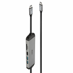 Lindy 43326 s&uuml;learvuti dokk ja pordireplikaator Juhtmega &uuml;hendatud USB 3.2 Gen 1 (3.1 Gen 1) Type-C Must, Hall
