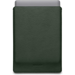 Woolnut Leather Sleeve protective pocket 13" MacBook Pro & Air, green