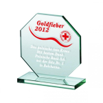 Tryumf Engraved glass trophy + paint filler
