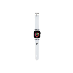 Karl Karl Lagerfeld Strap KLAWLSLCNH Apple Watch 42|44|45|49mm white|white strap 3D Rubber Choupette Head