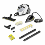 K&auml;rcher SC 5 EasyFix IRON Silindriline aurupuhasti 1,5 l 2250 W Must, Valge