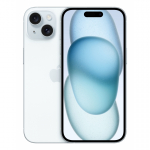 Apple iPhone 15 15,5 cm (6.1") Kaksik-SIM iOS 17 5G USB t&uuml;&uuml;p-C 128 GB Sinine