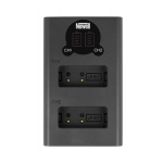 Dual Dual Channel Charger Kit and Two LP-E17 Rechargeable Batteries Newell DL-USB-C for Canon