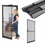 Easy Easy Life Mako MOSKITEERA DRZWI ALU 100X215 ANTRACYT BASIC PLUS