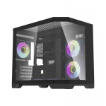 Darkflash Darflash FT418 computer case + 6 aRGB fans (black)